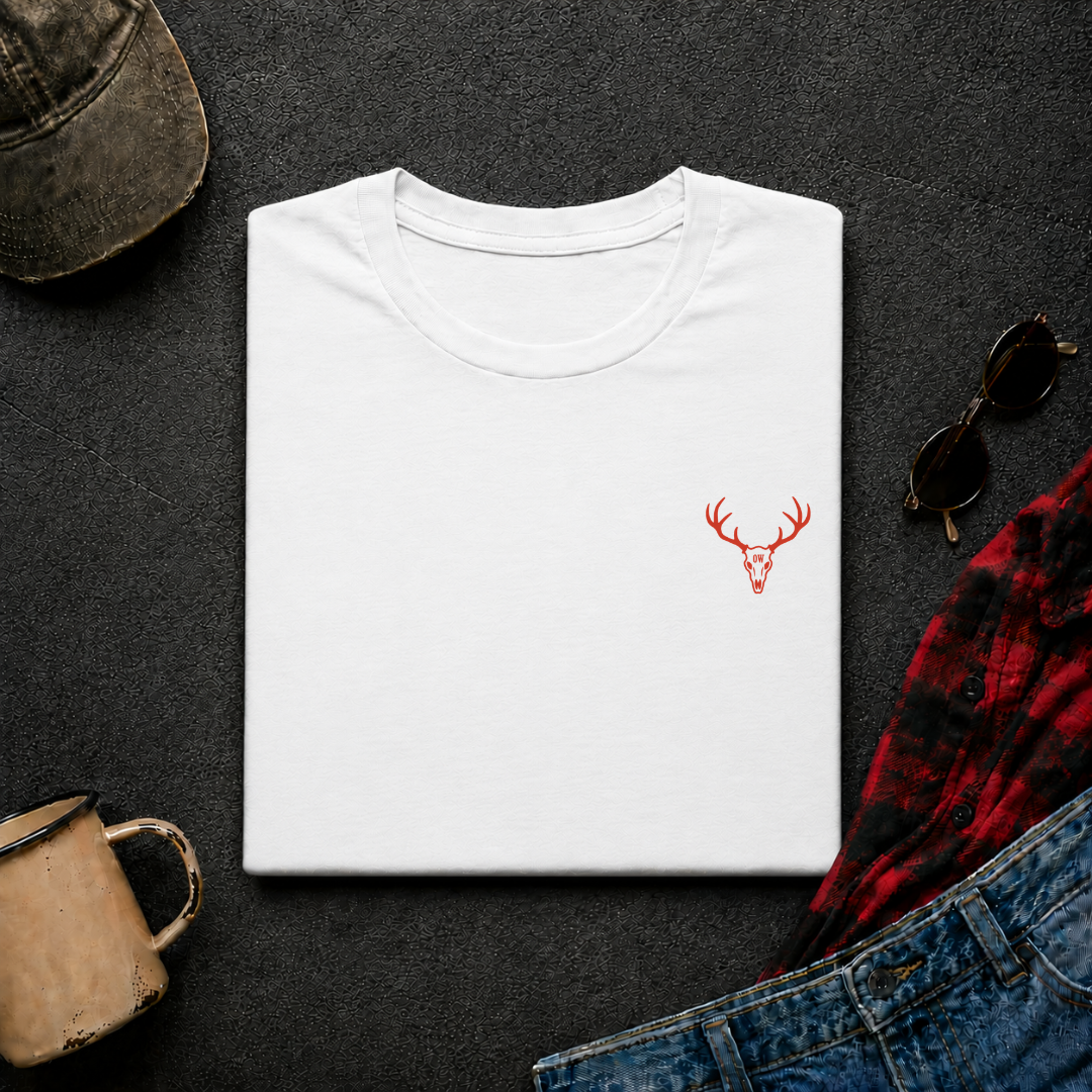 Cabin Fever T-Shirt | Minimal Chest Emblem