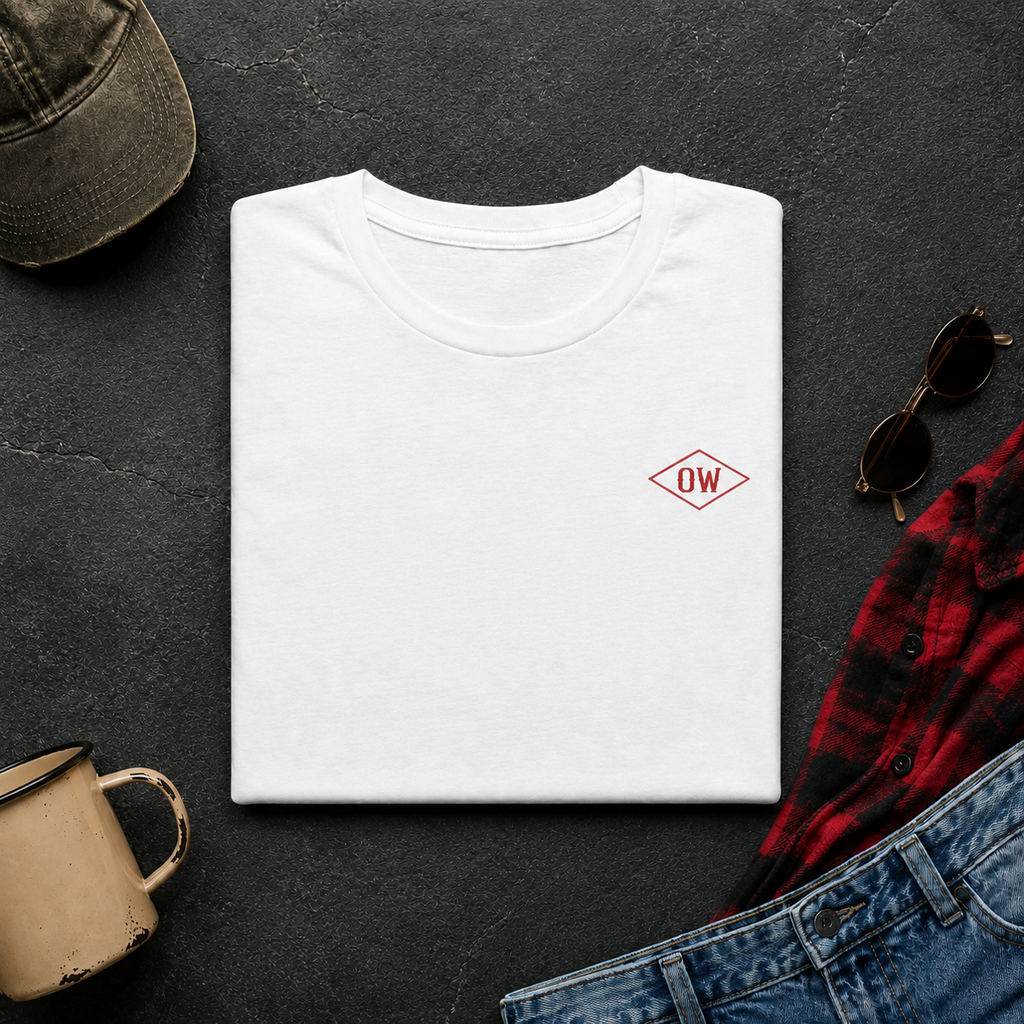Forest Rodeo T-Shirt | Minimal Chest Emblem