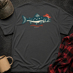 Fish Hat T-Shirt | Minimal Chest Emblem