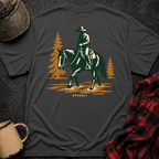 Horse River T-Shirt | Minimal Chest Emblem