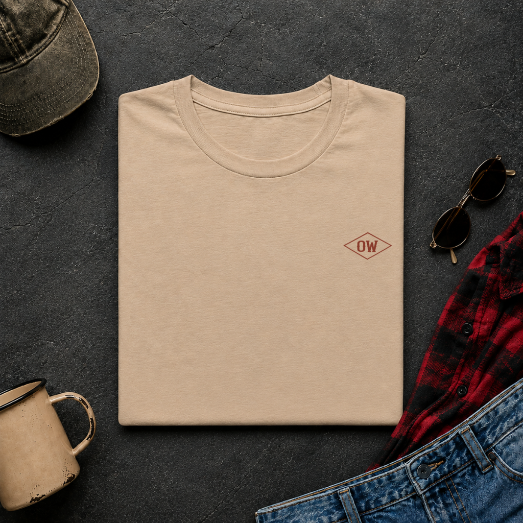 Racoon Lunch T-Shirt | Minimal Chest Emblem