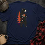 Bear Mug T-Shirt | Minimal Chest Emblem