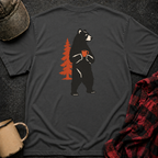 Bear Mug T-Shirt | Minimal Chest Emblem