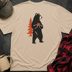 Bear Mug T-Shirt | Minimal Chest Emblem