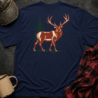 Stag T-Shirt | Minimal Chest Emblem