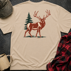 Stag T-Shirt | Minimal Chest Emblem