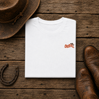 Overall Cowboy Hat T-Shirt | Minimal Chest Emblem