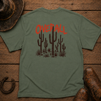 Overall CactusT-Shirt | Minimal Chest Emblem