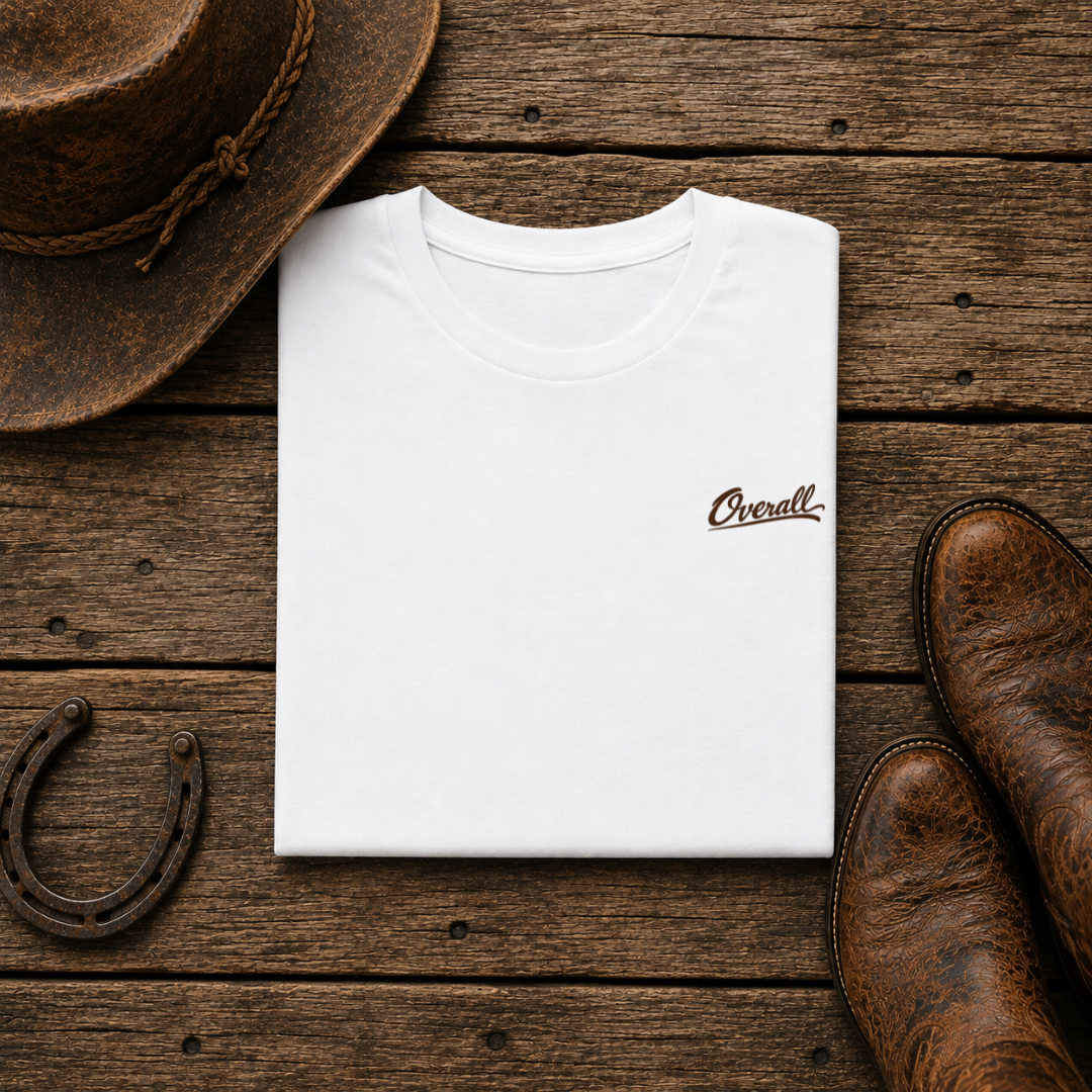 Desert LandscapeT-Shirt | Minimal Chest Emblem