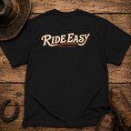 Ride Easy T-Shirt | Minimal Chest Emblem
