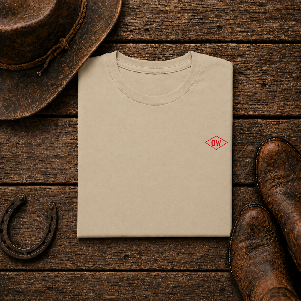 Ride Easy T-Shirt | Minimal Chest Emblem