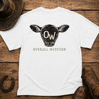 Cow head T-Shirt | Minimal Chest Emblem