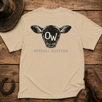 Cow head T-Shirt | Minimal Chest Emblem
