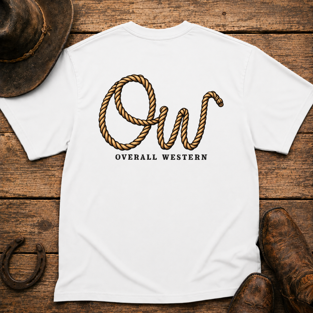 Rope T-Shirt | Minimal Chest Emblem