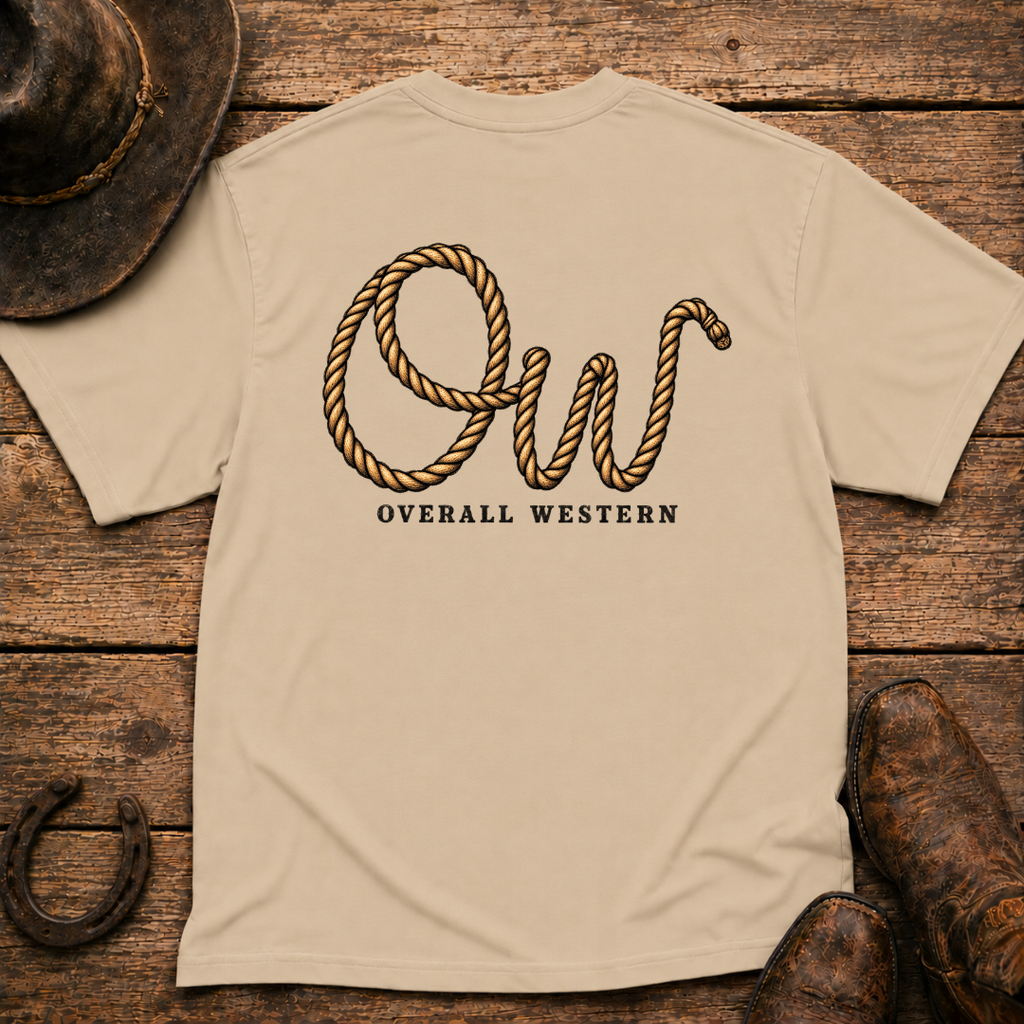 Rope T-Shirt | Minimal Chest Emblem