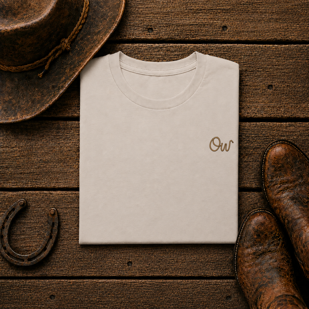 Rope T-Shirt | Minimal Chest Emblem
