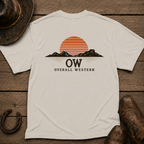 OW Sunset T-Shirt | Minimal Chest Emblem