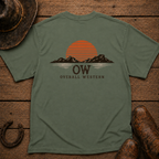 OW Sunset T-Shirt | Minimal Chest Emblem
