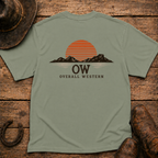 OW Sunset T-Shirt | Minimal Chest Emblem
