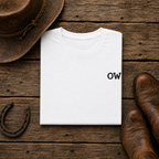 Barbed Wire T-Shirt | Minimal Chest Emblem