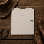 Barbed Wire T-Shirt | Minimal Chest Emblem