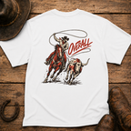 Cattle Roper T-Shirt | Minimal Chest Emblem