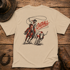 Cattle Roper T-Shirt | Minimal Chest Emblem