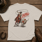 Cattle Roper T-Shirt | Minimal Chest Emblem