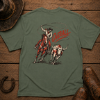 Cattle Roper T-Shirt | Minimal Chest Emblem