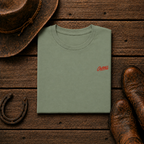 Cattle Roper T-Shirt | Minimal Chest Emblem