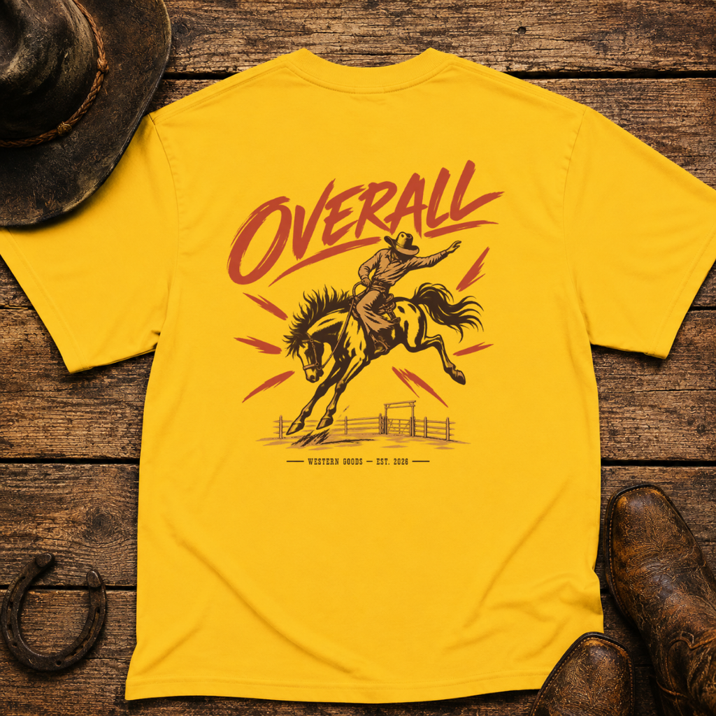 Overall Days T-Shirt | Minimal Chest Emblem