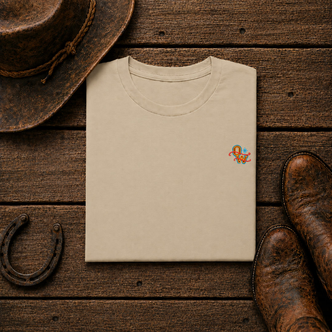 Neon Overall T-Shirt | Minimal Chest Emblem