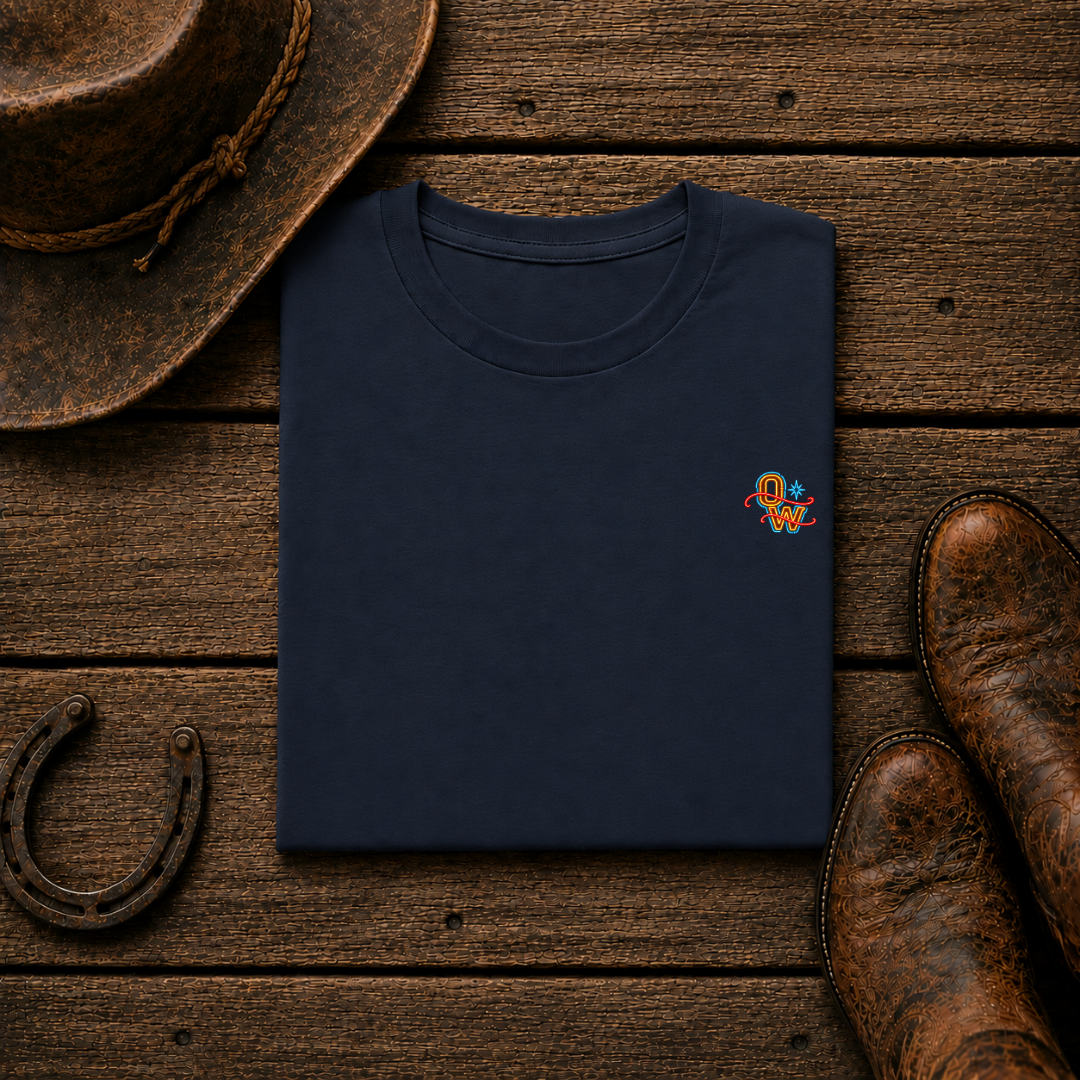 Neon Overall T-Shirt | Minimal Chest Emblem