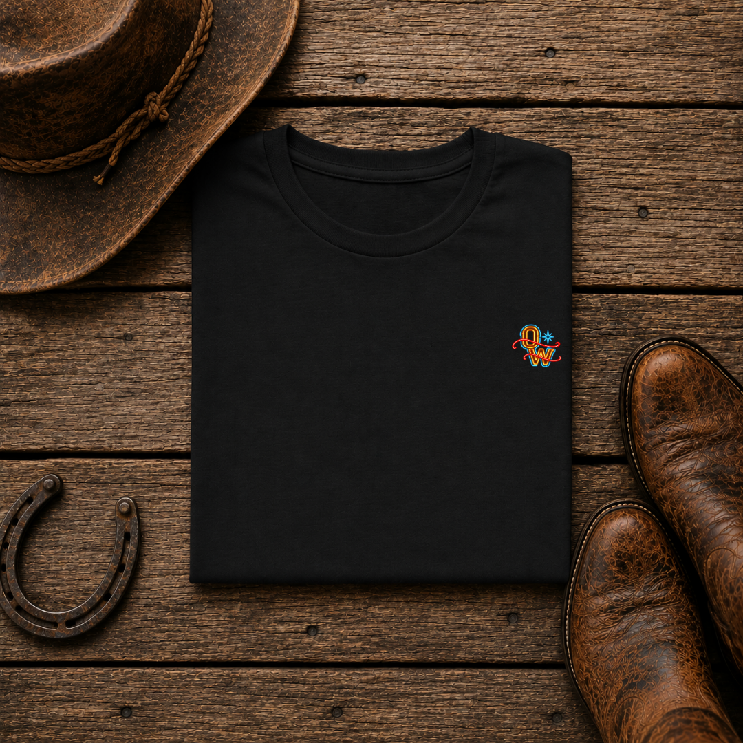 Neon Overall T-Shirt | Minimal Chest Emblem