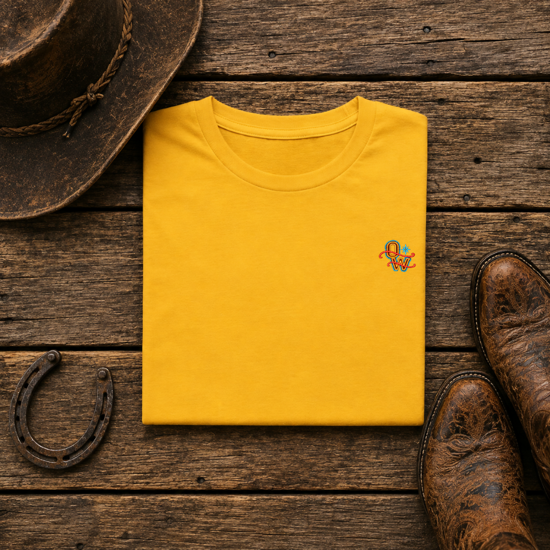 Neon Overall T-Shirt | Minimal Chest Emblem
