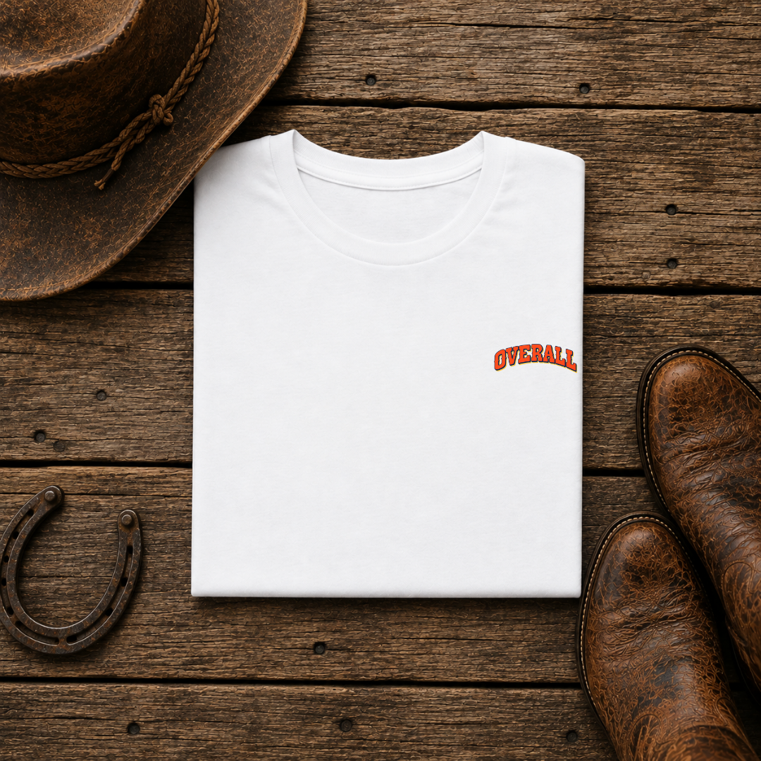 Bucking Bronco T-Shirt | Minimal Chest Emblem